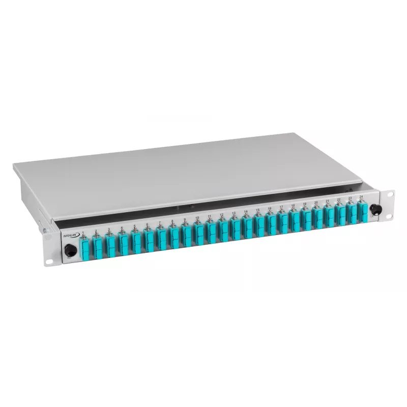 EFB Electronics Splice Box SC 50/125µm OM4 Non-Extendable 12 Pigtails/6 Couplings