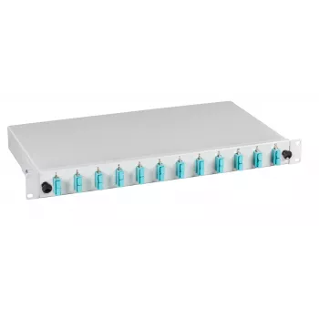 EFB-Elektronik Splice Box SC OS2 9/125µm Extendable 12 Pigtails / 6 Couplings