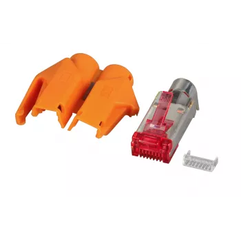 EFB Elektronik RJ45 Hirose TM21 Plug STP Cat.6 Orange 50 Pieces