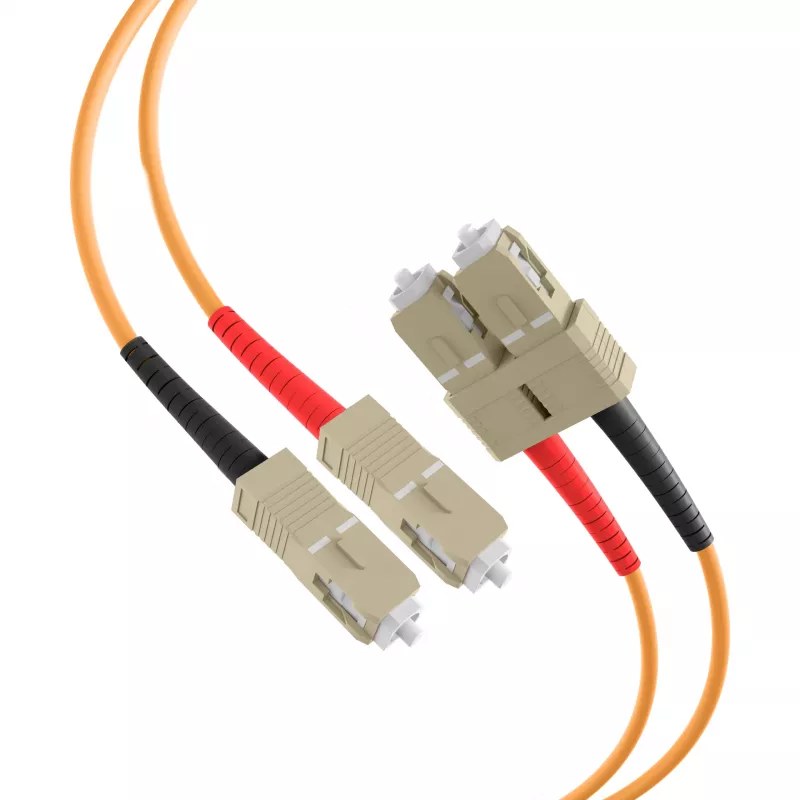 EFB Elektronik ECOFIBER optiskais tīkla savienojuma kabelis ar SC daudzmodu (M) savienotājiem
