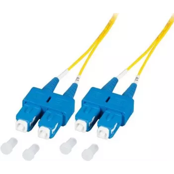 EFB Elektronik O2513.5-1.2 optiskā šķiedras lēciena kabelis 5 m SC Duplex OS2 Dzeltens