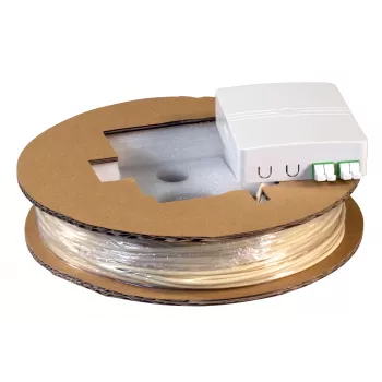 EFB Elektronik FTTX Compact Box Pre-terminated, 2xLC/APC Duplex, G.657.A2, 20m