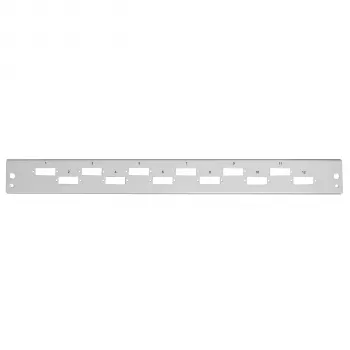 EFB Elektronik Front Panel 12 x SC Duplex / LC Quad, Vertical, Grey