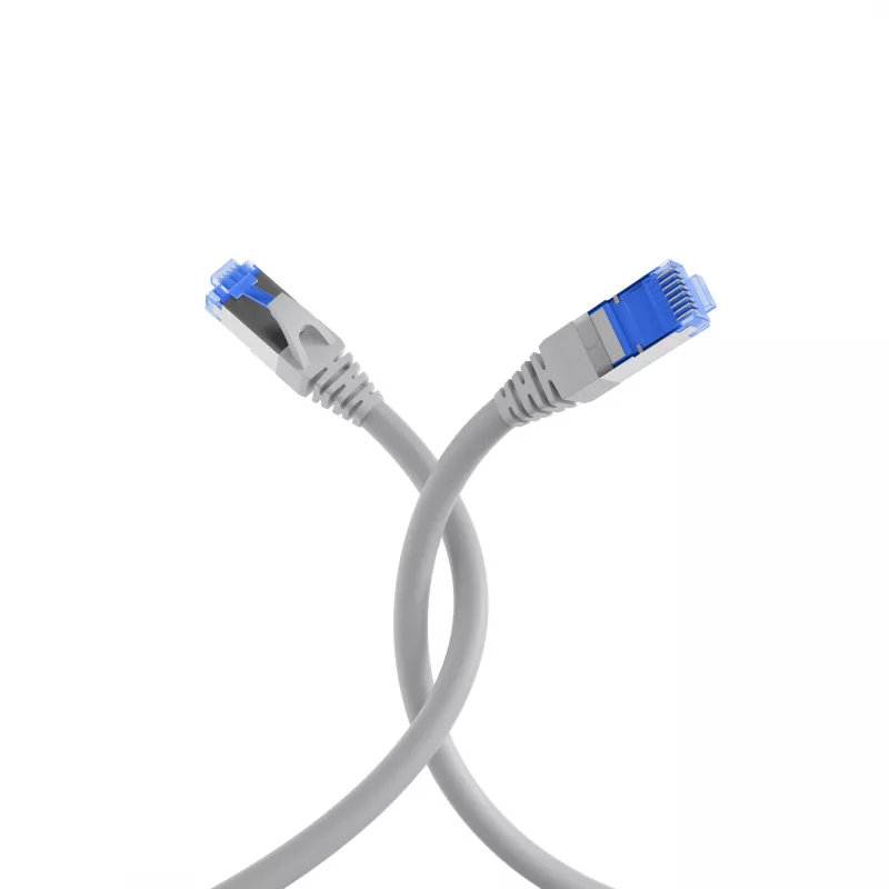 EFB IPK-6A-U-TPE-GR-1000 Cat6a S/FTP RJ45 Patch Cable 10 m Grey