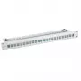 EFB Elektronik 19-inch 24-Port 1U Empty Patch Panel for Keystone Modules, RAL7035 (Light Grey)