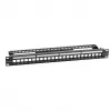 EFB Elektronik 19-inch 24-Port 1U Empty Patch Panel for Keystone Modules, RAL7035 (Light Grey)