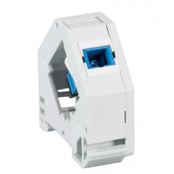 EFB DIN Rail Adapter for LC/APC Singlemode, 2 Ports