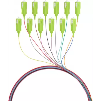 EFB Electronics Fibre Pigtail SC 50/125 OM5 12-Colour Set 2m - Kabeļa/Adaptera Komplekts