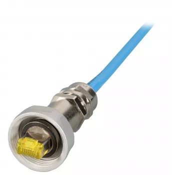 EFB Elektronik IP67 Cable Gland, M25, RJ45, TM31 Plug to TM31 Plug 2,0m