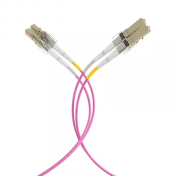 EFB Elektronik IPL-DF-LCULCU-4-0050 Fiber Optic Patch Cable, 0,5 m, OM4, LC Duplex, Aqua