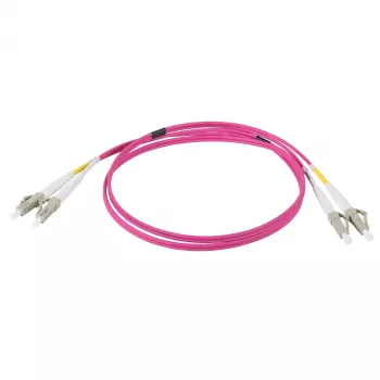 EFB Elektronik IPL-DR-LCULCU-4-0050 Fiber Optic Patch Cable, 0,5 m, OM4, LC/UPC Duplex, Aqua