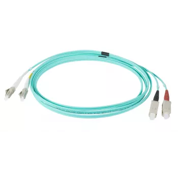 EFB Elektronik IPL-DR-LCUSCU-3-0150 Duplex OM3 Fiber Optic Patch Cable LC to SC 1,5 m Aqua