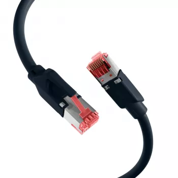 EFB-Elektronik RJ45 Patch Cable Cat.6A S/FTP LSZH Draka UC900 TM21 Black 40m