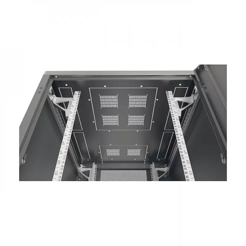 EFB Elektronik PRO 42U 19 Inch Server Cabinet Network Cabinet Jet Black RAL 9005 800x1000mm