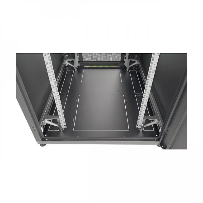 EFB Elektronik PRO 42U 19 Inch Server Cabinet Network Cabinet Jet Black RAL 9005 800x1000mm