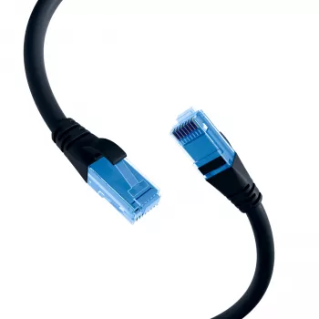 EFB K8109SW.1.5 Patch Cable U/UTP Cat.6A 1,5 m Black