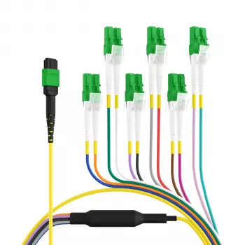 EFB Elektronik MTPF12LCAPC-1 - 1 m - OS2 - MTP - 12x LC Fiber Optic Breakout Cable