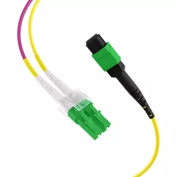 EFB Elektronik MTPF12LCAPC-5 - 5 m - OS2 - MTP - 12x LC Fiber Optic Breakout Cable