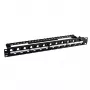 EFB Electronics Distribution Panel 19 Inch 1U 24-Port Offset ANEXT Optimised Black