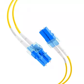 EFB Elektronik Duplex Jumper LC-LC 9/125µm OS2 LSZH Yellow 2,0mm 1,5m
