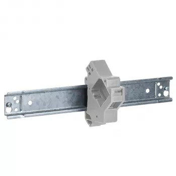 EFB Elektronik Keystone Moduļa Turētājs 1-Port, DIN Sliedei Sadales Kārbās, Plastmasa, Balts (RAL 9010)