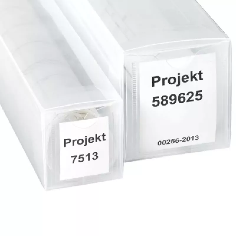 Eichner Planhülse 4.5 cm Transparent dokumentu uzglabāšanas tūbiņa
