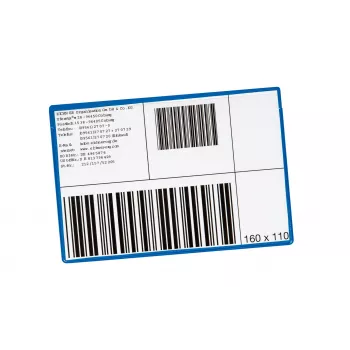 Eichner Label Pockets Blue 10 gab. - Pašlīmējošs dokumentu turētājs A4
