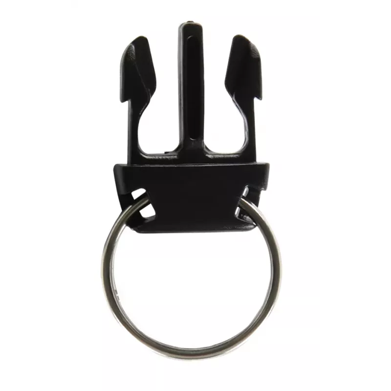 Eichner Key Ring with Clip Black