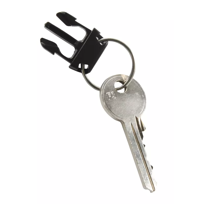 Eichner Key Ring with Clip Black