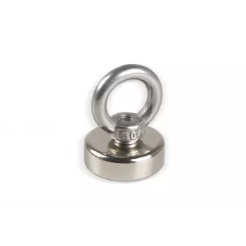 Eichner Eyelet Magnets Silver, Metal Ø 2.5 x 7,7 cm, 5 Pieces