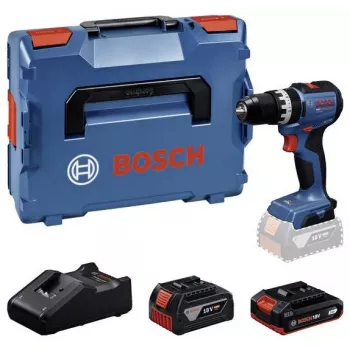 Bosch Professional GSB 18V-52 bezvadu triecienurbjmašīna ar 2 akumulatoriem 18V L-BOXX komplektā (Retail)