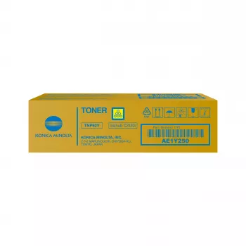 Konica Minolta TNP-92Y Yellow Toner Cartridge AE1Y250 for bizhub C3120i