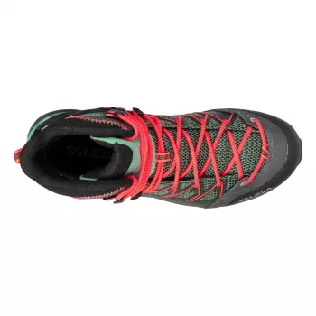Salewa Mountain Trainer Lite Mid GTX Women's Hiking Boots - Green (Malta/Lagoon) Size 36.5