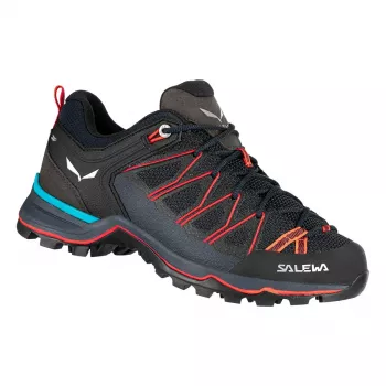 SALEWA Women's MTN Trainer Lite Hiking Shoes - Premium Navy/Fluo Coral - UK 5.5 (EU 38.5)