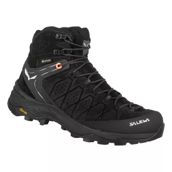 SALEWA Sieviešu Alp Trainer 2 Mid GTX pārgājienu zābaki, Melni/Melni, UK 5 (EU 38)