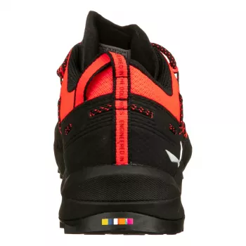 Salewa Wildfire 2 Women's Approach Shoes - Fluo Coral/Black, Size 36.5