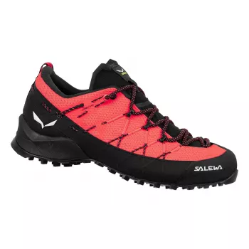 Salewa Wildfire 2 Women's Approach Shoes - Fluo Coral/Black, EU 37