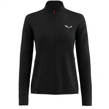 Salewa Puez Waffle Hybrid PL Jacket Women's - Black Out