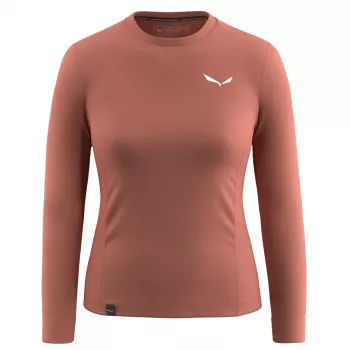 Salewa Puez Dry Tee Sieviešu T-krekls - Etruscan Red, Izmērs L