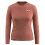 Salewa Puez Dry Tee Sieviešu T-krekls - Etruscan Red, Izmērs L