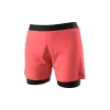SALEWA Women's Dynafit Alpine Pro 2/1 Running Shorts - Cabana/Black Out, Size M