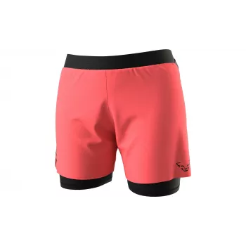 SALEWA Women's Dynafit Alpine Pro 2/1 Running Shorts - Cabana/Black Out, Size M
