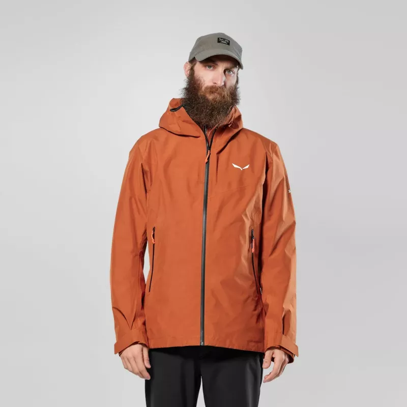 Salewa Puez GTX 3L Hardshell Jacke - Bombay Brown - XL