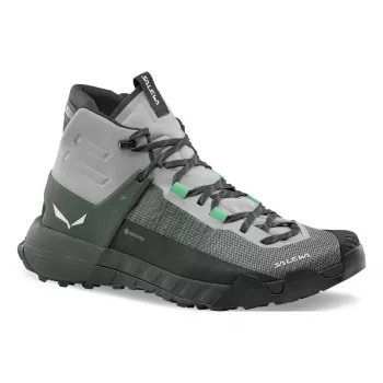 Salewa Wildfire NXT Mid GTX Hiking Boots - Alloy/Dark Olive - UK 11.5 (EU 46.5)