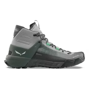 Salewa Wildfire NXT Mid GTX Hiking Boots - Alloy/Dark Olive - UK 11.5 (EU 46.5)
