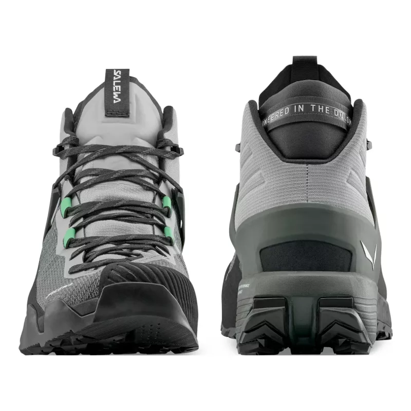 Salewa Wildfire NXT Mid GTX Hiking Boots - Alloy/Dark Olive - UK 11.5 (EU 46.5)