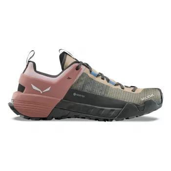Salewa Wildfire NXT GTX Women's Hiking Shoes - Quicksand/Etruscan Red, UK 4.5 (EU 37)