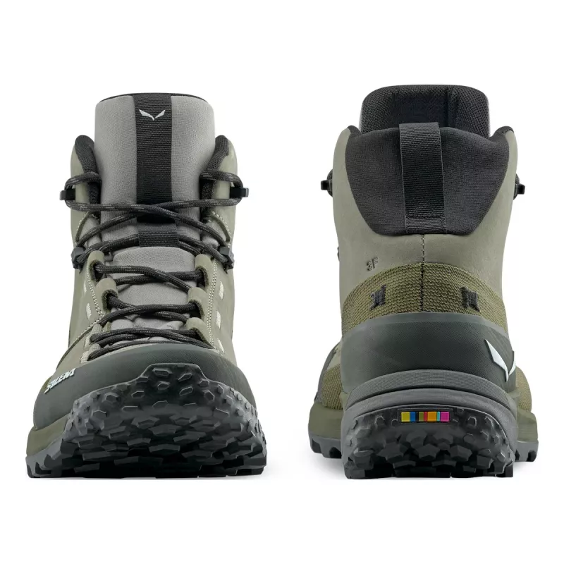 SALEWA Puez Leather Mid PTX Hiking Boots Shadow UK 7