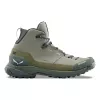 SALEWA Puez Leather Mid PTX Hiking Boots Shadow Dark Olive EU 43