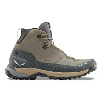SALEWA Puez Leather Mid PTX Hiking Boots - Bungee Cord / Onyx - EU 44